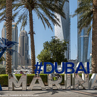 Buy canvas prints of Dubai Marina by Jim Monk