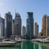Buy canvas prints of Dubai Marina, UAE by Jim Monk