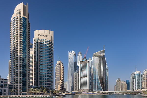 Dubai Marina, United Arab Emirates. Picture Board by Jim Monk