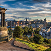 Buy canvas prints of Edinburgh skyline from Calton Hill by Jim Monk
