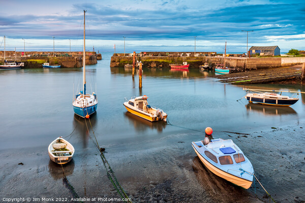 St Monans Harbour, East Neuk Of Fife Picture Board by Jim Monk