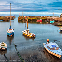 Buy canvas prints of St Monans Harbour, East Neuk Of Fife by Jim Monk