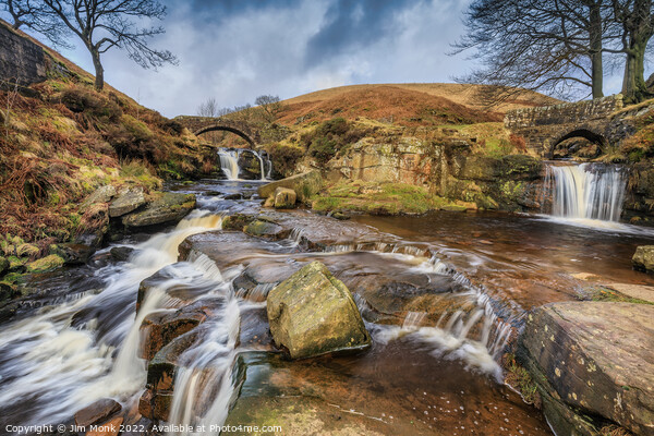 Three Shires Head, Peak District Picture Board by Jim Monk