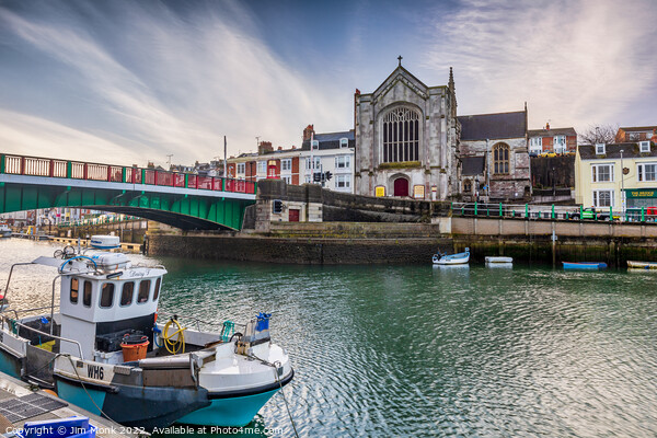 The Harbour, Weymouth Picture Board by Jim Monk
