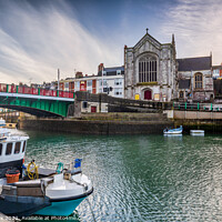 Buy canvas prints of The Harbour, Weymouth by Jim Monk