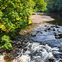 Buy canvas prints of River Rawthey in the Yorkshire Dales by Jim Monk