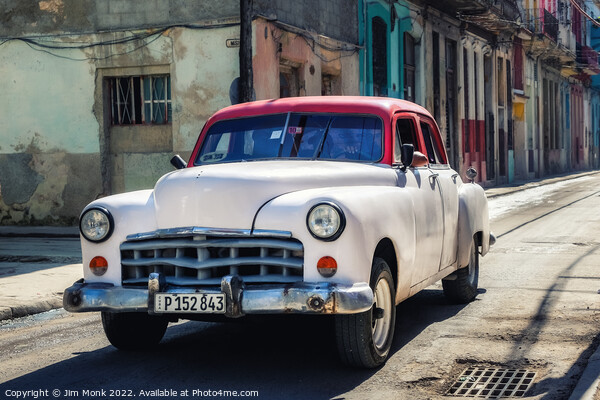 Back Street Classic, Havana Picture Board by Jim Monk