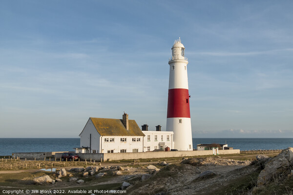 Portland Bill Lighthouse Picture Board by Jim Monk