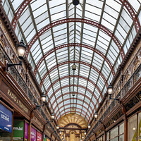 Buy canvas prints of Central Arcade, Newcastle Upon Tyne by Jim Monk