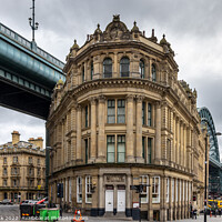 Buy canvas prints of Sandhill and the Tyne Bridge, Newcastle by Jim Monk