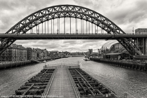 Tyne Bridge Newcastle Picture Board by Jim Monk
