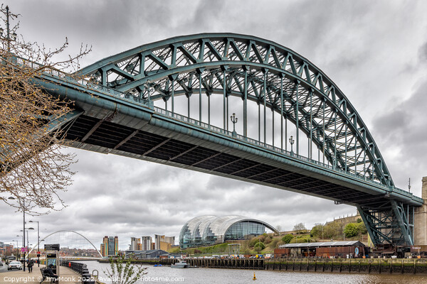 Tyne Bridge, Newcastle Picture Board by Jim Monk