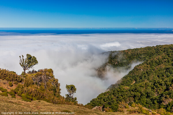 Above The Clouds, Madeira Picture Board by Jim Monk
