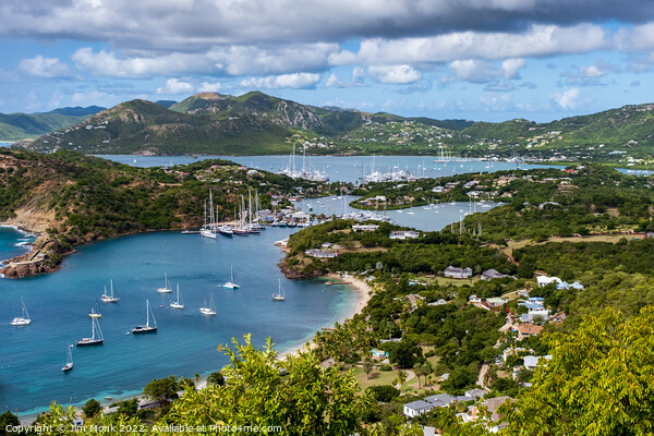 English Harbour, Antigua Picture Board by Jim Monk