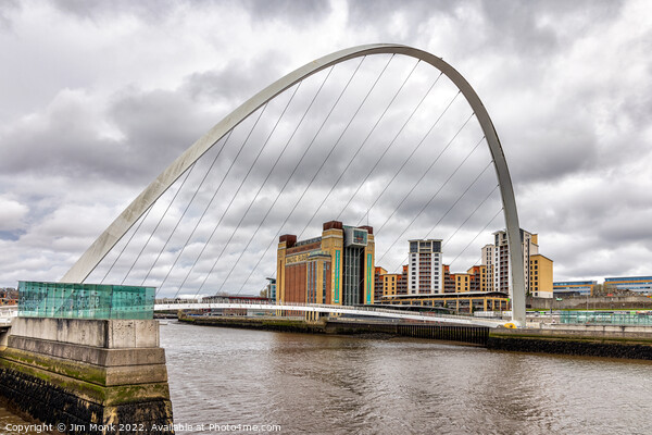 Gateshead Millennium Bridge Picture Board by Jim Monk