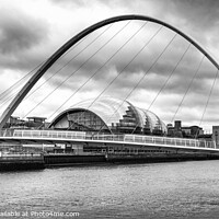 Buy canvas prints of Gateshead Millennium Bridge. by Jim Monk