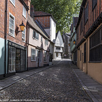 Buy canvas prints of Elm Hill, Norwich by Jim Monk