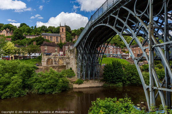 The Iron Bridge, Shropshire Picture Board by Jim Monk