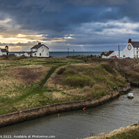 Buy canvas prints of The Harbour at Seaton Sluice by Jim Monk