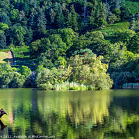 Buy canvas prints of The Boathouse on Rydal Water by Jim Monk