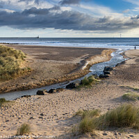 Buy canvas prints of Blyth Beach and Dunes by Jim Monk