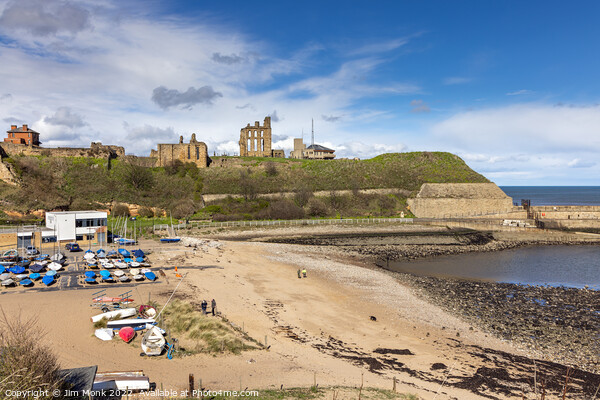 Prior's Haven, Tynemouth Picture Board by Jim Monk