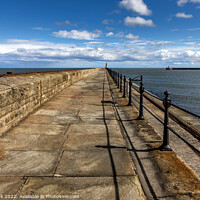 Buy canvas prints of Tynemouth Pier by Jim Monk