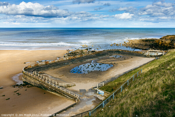 The old tidal swimming pool at Tynemouth. Picture Board by Jim Monk