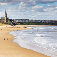 Buy canvas prints of Long Sands Beach, Tynemouth by Jim Monk
