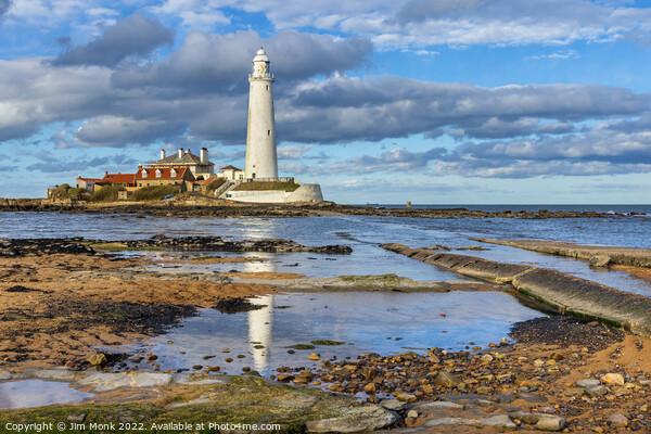 St Marys Lighthouse, Whitley Bay Picture Board by Jim Monk