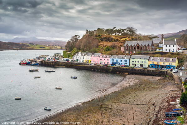 Portree Harbour, Isle of Skye Picture Board by Jim Monk