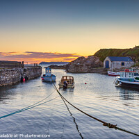 Buy canvas prints of Ballintoy Harbour Sunrise by Jim Monk