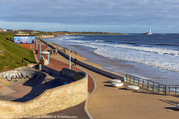 Whitley Bay Seafront  Picture Board by Jim Monk