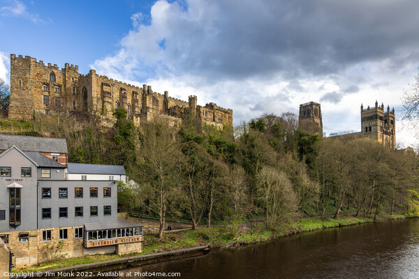 Durham Castle And Cathedral Picture Board by Jim Monk