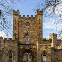 Buy canvas prints of The entrance to Durham Castle by Jim Monk