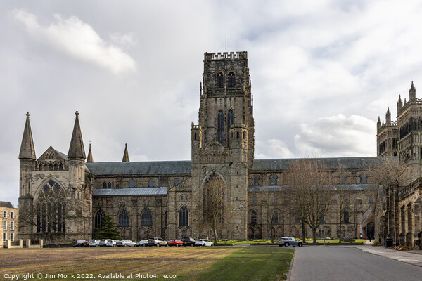 Durham Cathedral Palace Green Picture Board by Jim Monk