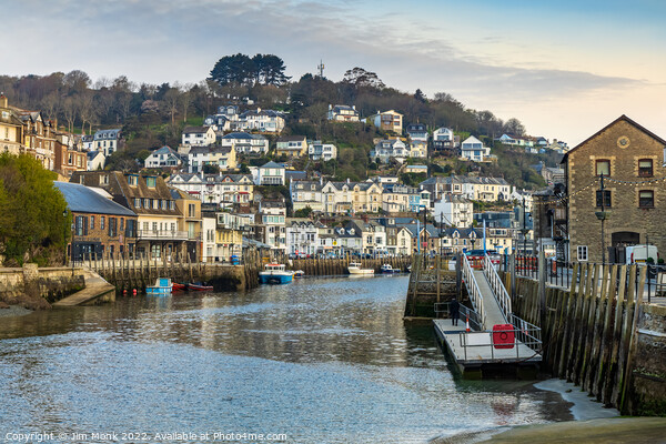 Looe Harbour Picture Board by Jim Monk