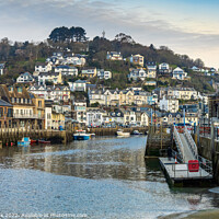 Buy canvas prints of Looe Harbour by Jim Monk
