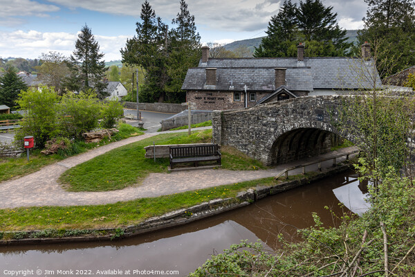 The Bridge at Talybont-on-Usk Picture Board by Jim Monk
