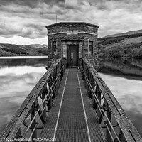 Buy canvas prints of The Tower at Talybont Reservoir by Jim Monk