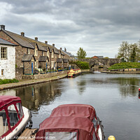 Buy canvas prints of Brecon Canal Basin by Jim Monk