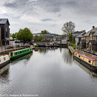 Buy canvas prints of The Brecon Basin Canal by Jim Monk