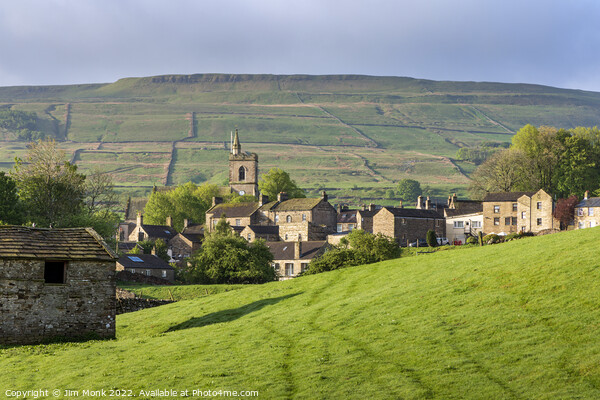 Hawes, Yorkshire Dales Picture Board by Jim Monk