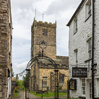 Buy canvas prints of St Mary's Church, Kirkby Lonsdale by Jim Monk