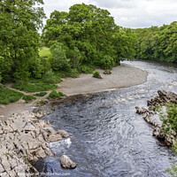 Buy canvas prints of River Lune, Kirkby Lonsdale by Jim Monk