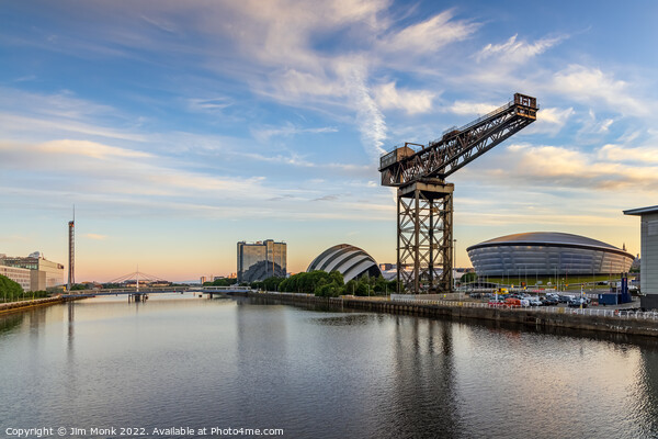 River Clyde, Glasgow. Picture Board by Jim Monk
