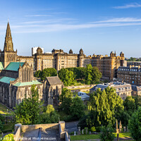 Buy canvas prints of Glasgow Cathedral from the Necropolis. by Jim Monk