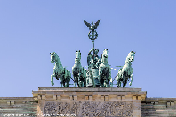  Brandenburg Gate Picture Board by Jim Monk