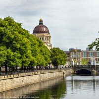 Buy canvas prints of View along the Spree by Jim Monk