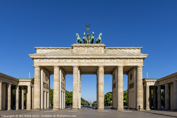 Brandenburg Gate, Berlin Picture Board by Jim Monk